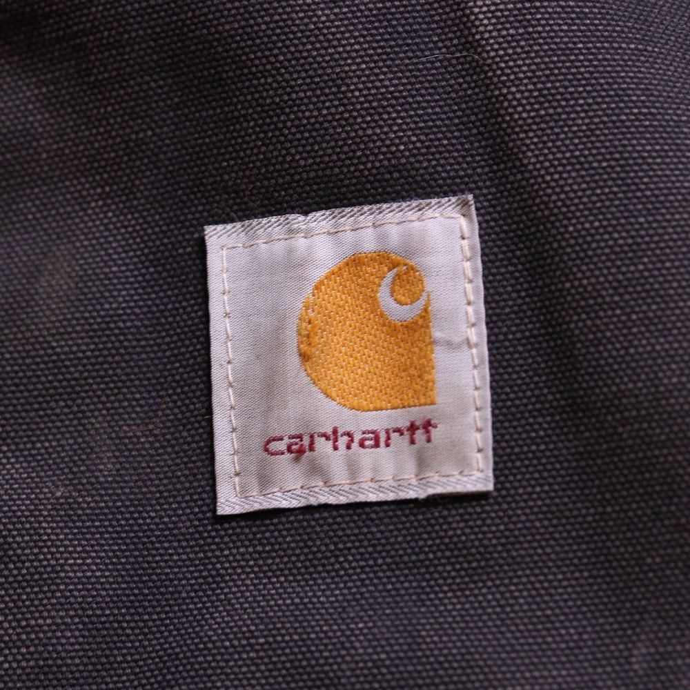 Vintage Carhartt Detroit Arctic Jacket Size Medium USA Made Faded Distressed - Picture 10 of 16